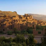 The ancient ksar of Ait Ben Haddou, a UNESCO World Heritage Site on the 14-day Morocco desert tour from Marrakech.